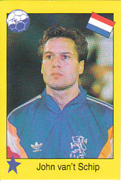 John van't Schip Netherlands samolepka Semic EM 92 #223